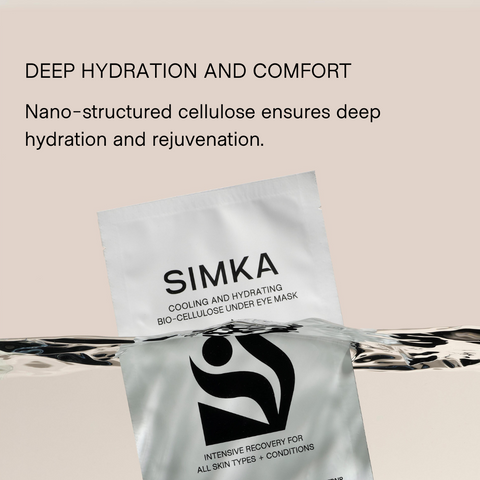 simka bio-cellulose under eye mask